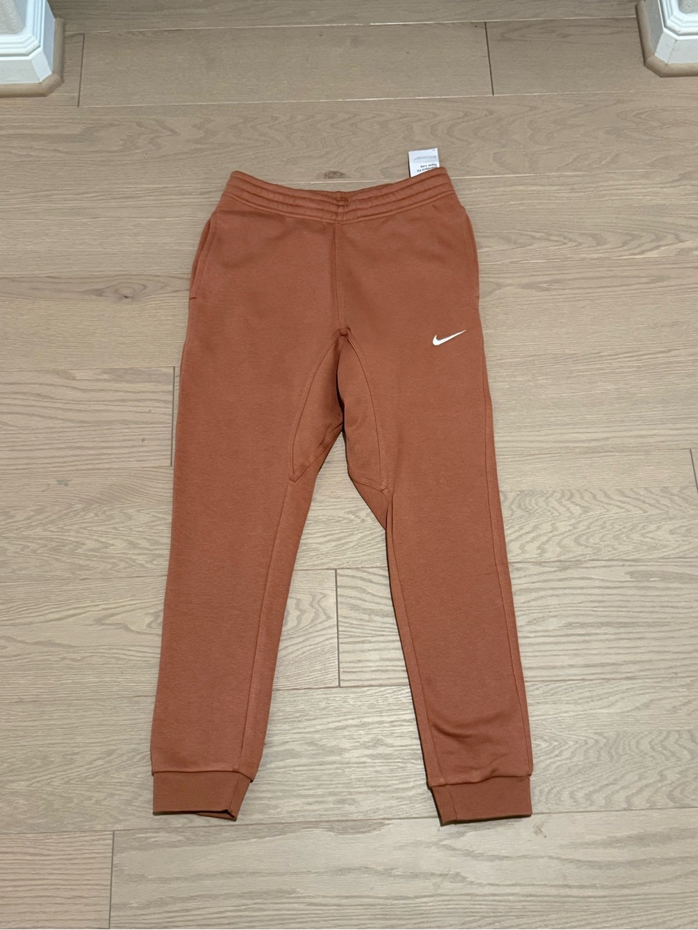 Nike Rust Orange Swoosh Jogger Pants